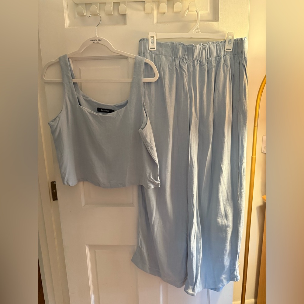 Light Blue Jumpsuit Set - BRAND NEW